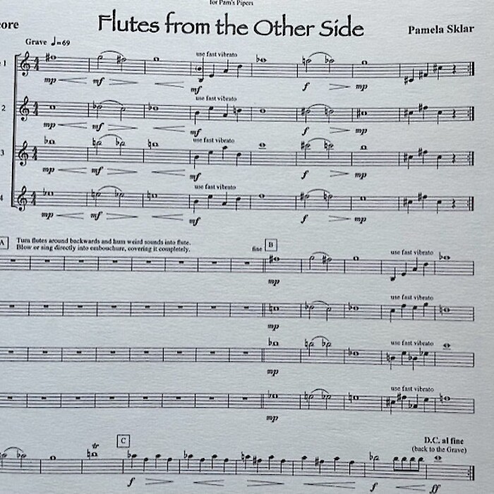 A Halloween Flute Quartet - Flutes From the Other Side